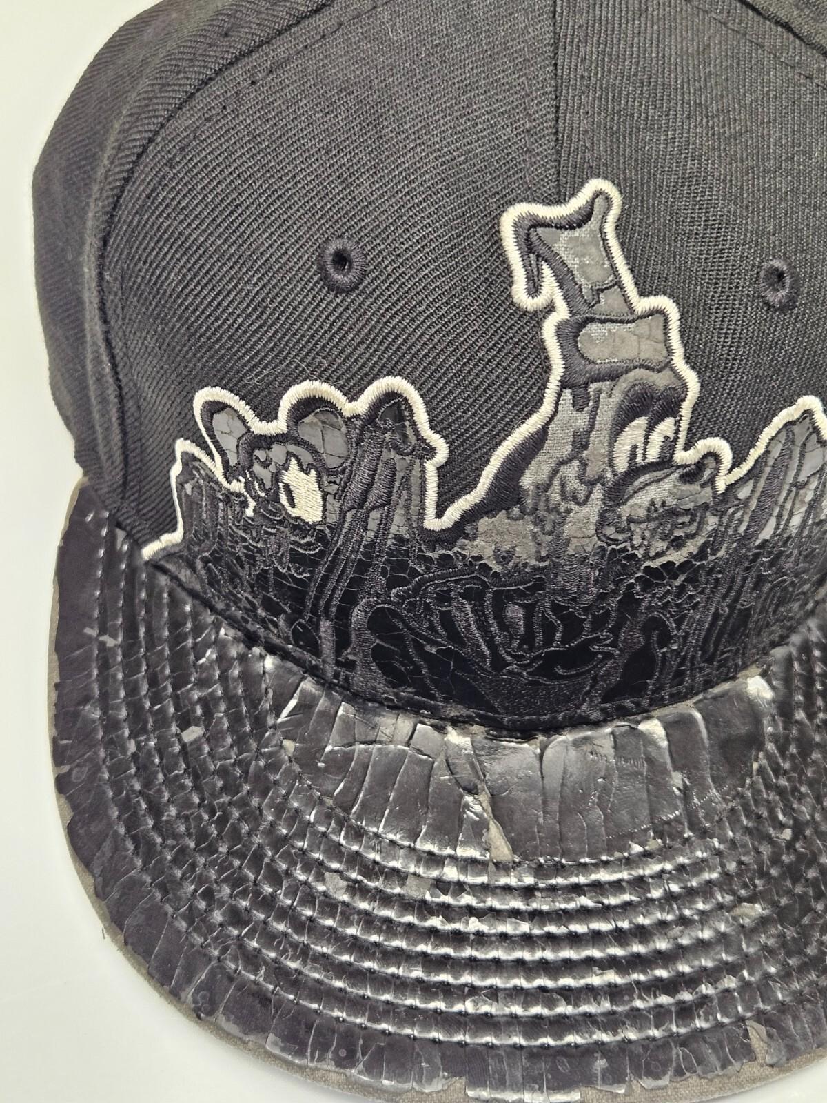 Mickey Mouse "LONESOME GHOSTS" RARE Black New Era 59Fifty Fitted Hat Size 7 5/8 view 21