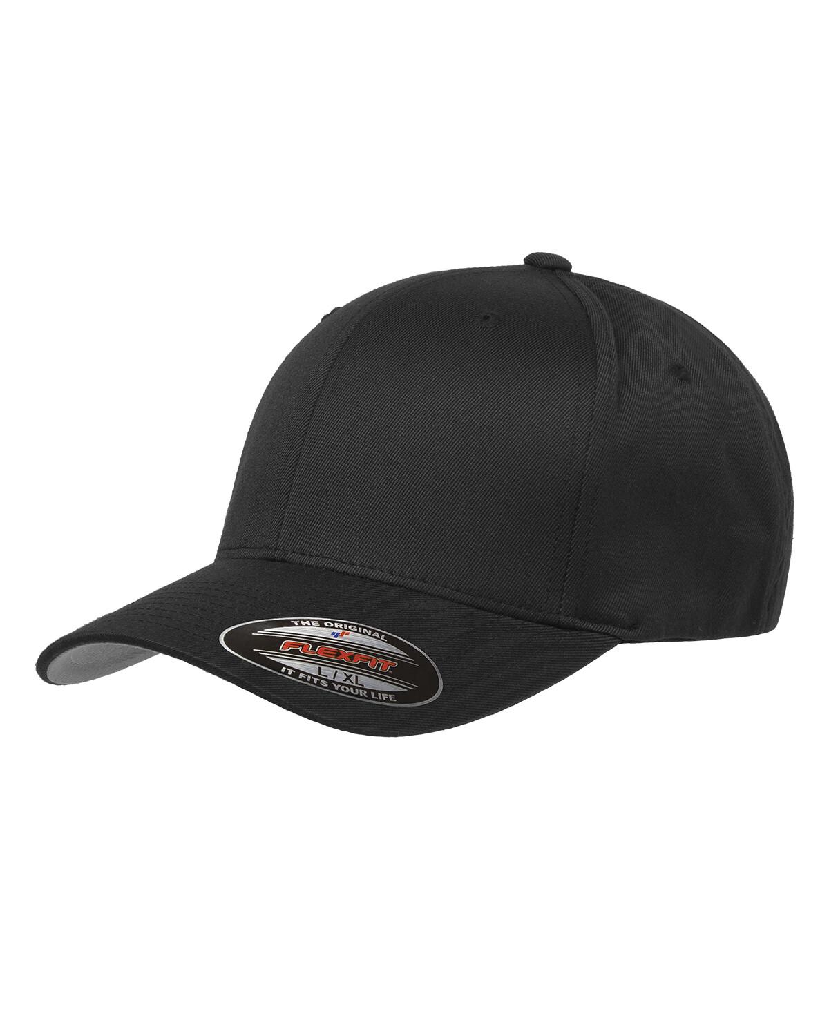 FLEXFIT Original Twill Fitted CLASSIC Hat Plain Blank 6-Panel Cap S/M L/XL XXL