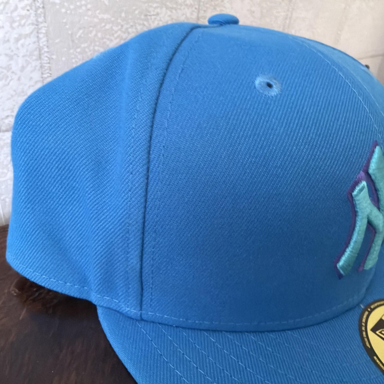 New York Yankees New Era 59FIFTY Fitted Sz 7 5/8 Solid Blue Blueout NWT view 5