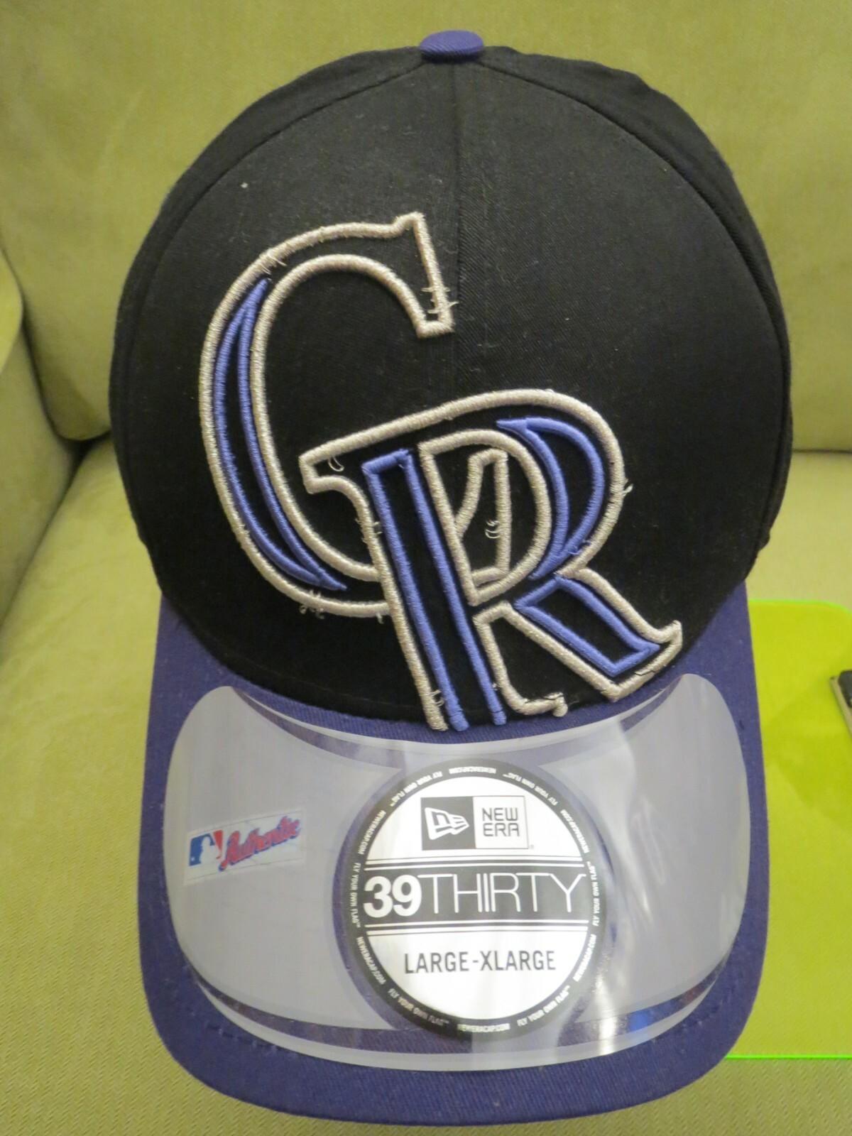 New Era Colo Rockies Official Clubhouse 2014 Flex Fit Hat, Large Logo, Size L/XL