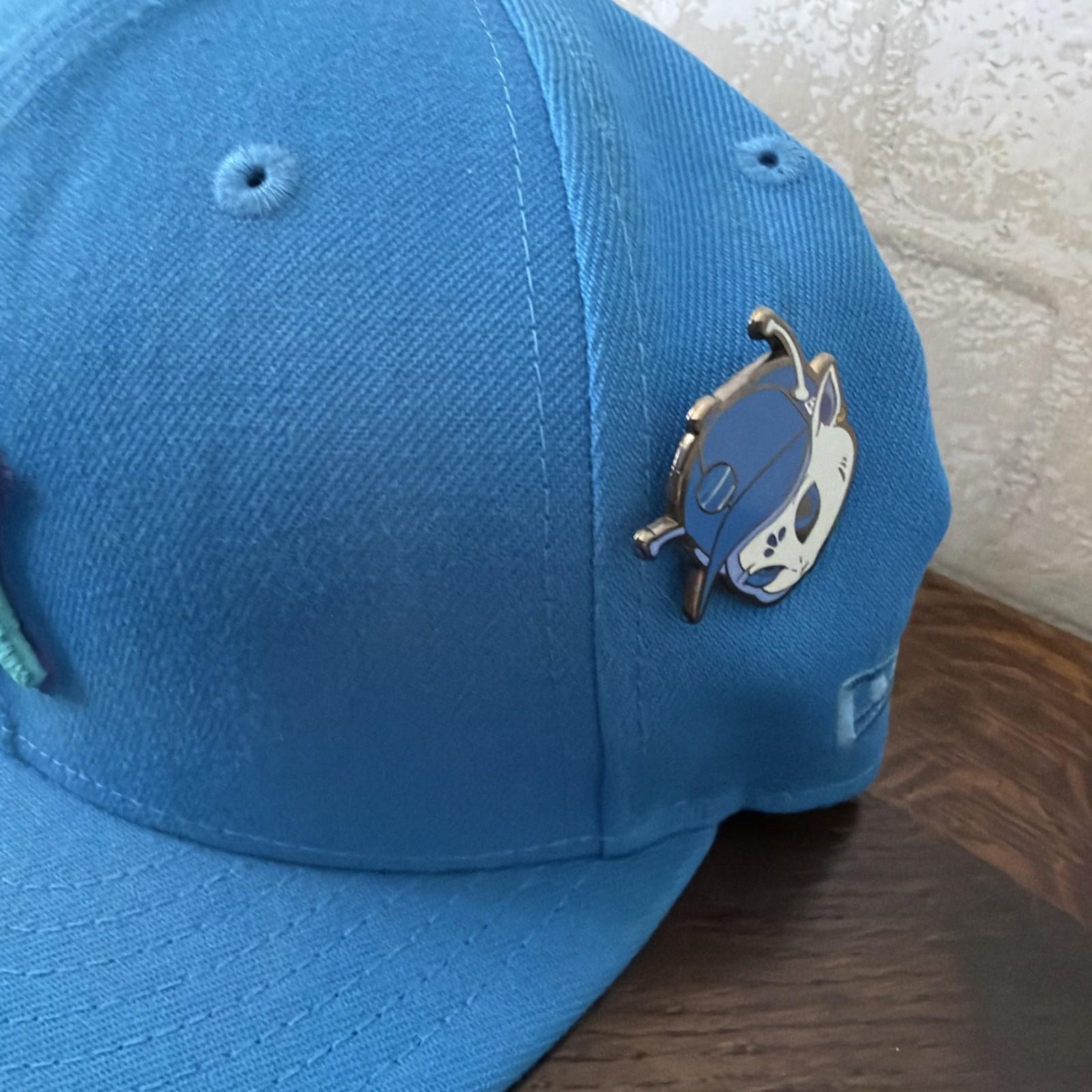 New York Yankees New Era 59FIFTY Fitted Sz 7 5/8 Solid Blue Blueout NWT view 3