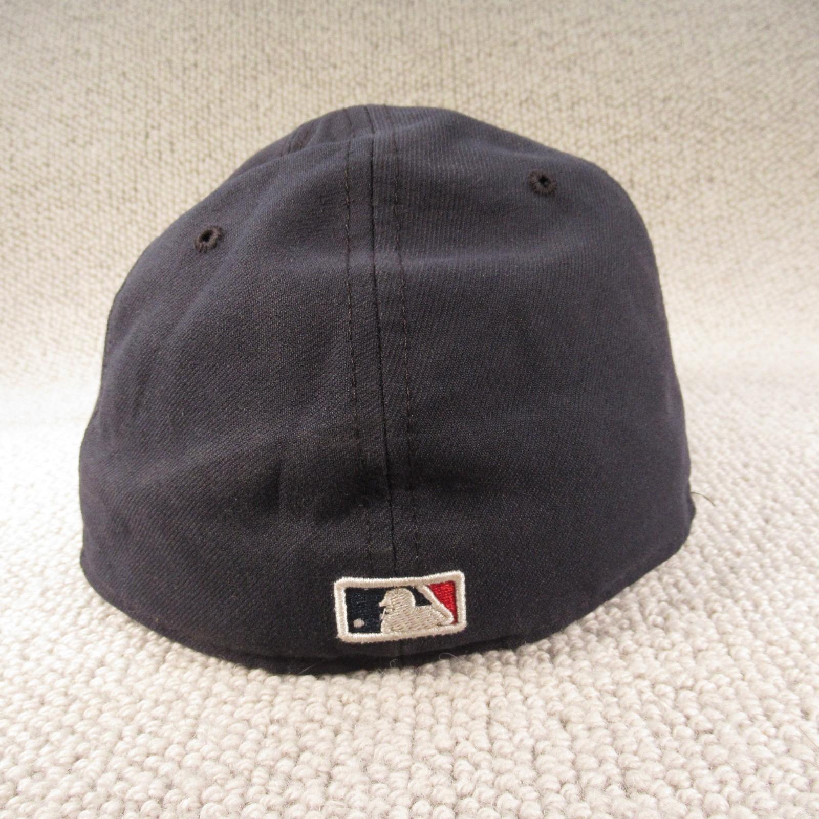 New York Yankees New Era 59FIFTY Fitted Hat Navy Blue Official MLB Size 7 3/8 view 6