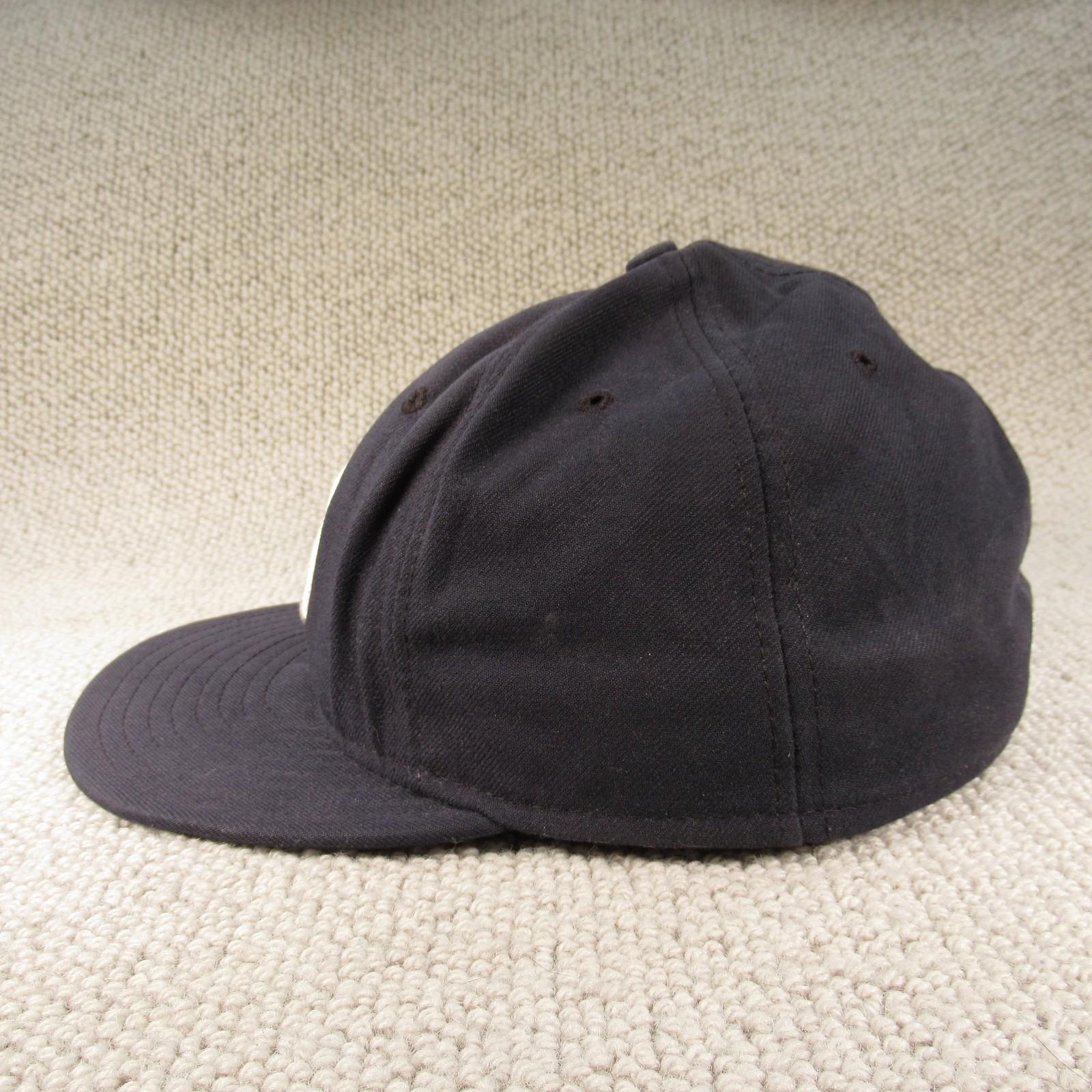 New York Yankees New Era 59FIFTY Fitted Hat Navy Blue Official MLB Size 7 3/8 view 8