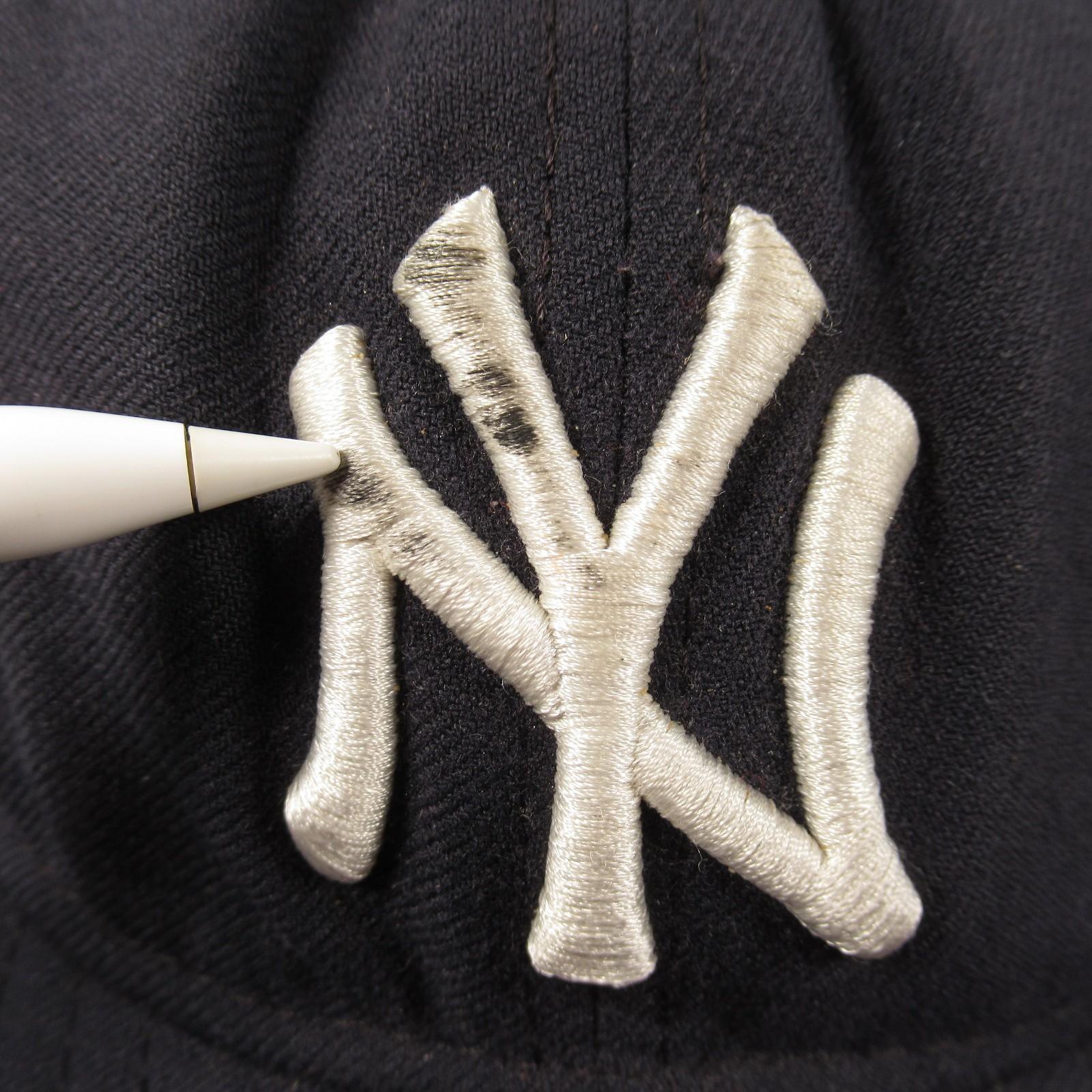 New York Yankees New Era 59FIFTY Fitted Hat Navy Blue Official MLB Size 7 3/8 view 4