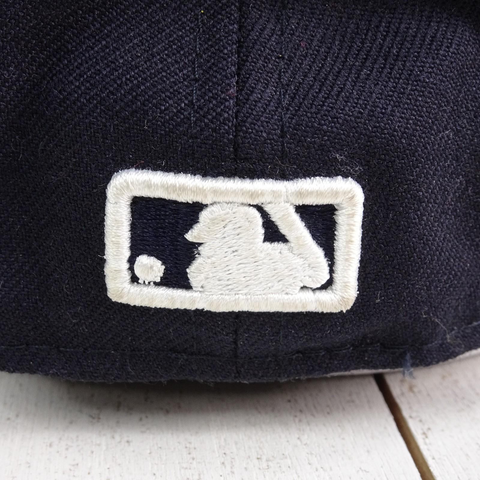 New Era 100% Wool New York NY Yankees Hat 59Fifty Grand Fitted Size 8 Hat Cap view 7