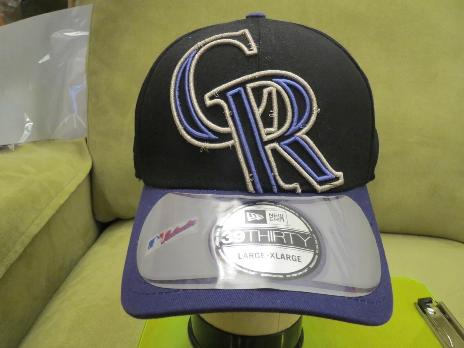 New Era Colo Rockies Official Clubhouse 2014 Flex Fit Hat, Large Logo, Size L/XL
