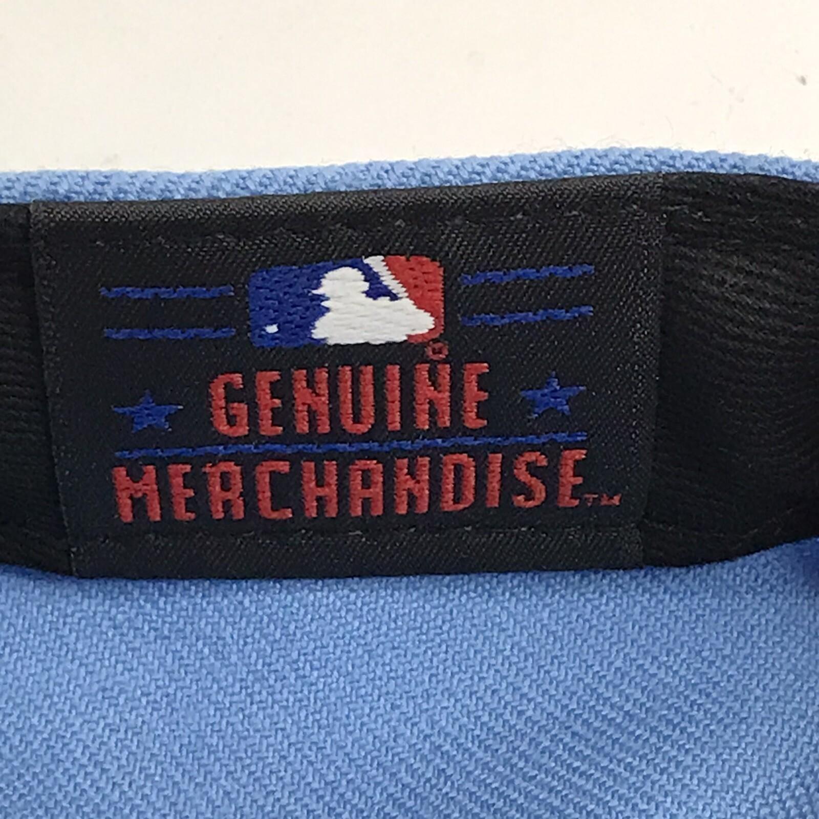 New Era 59Fifty New York Yankees Fitted Hat Lt Blue, Red White Logo Size 8 NWT view 9