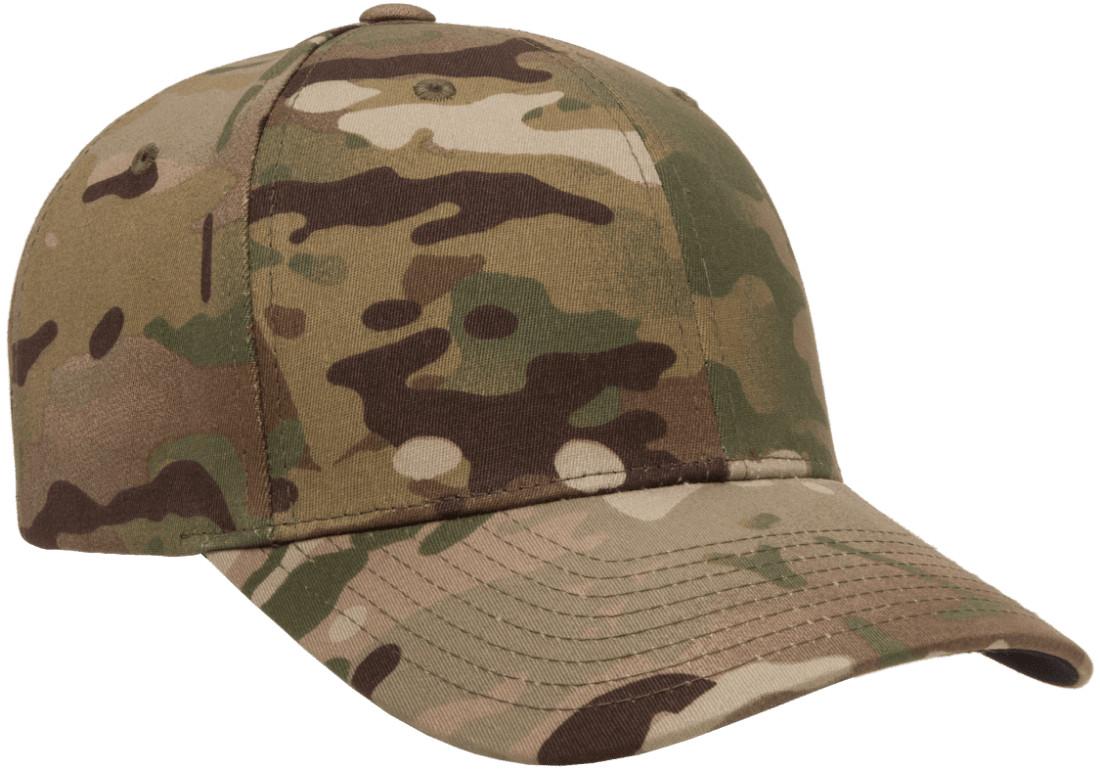 Flexfit 6277 Original Fitted Hat 6 Panel Baseball Cap Flexfit S/M L/XL XXL view 3