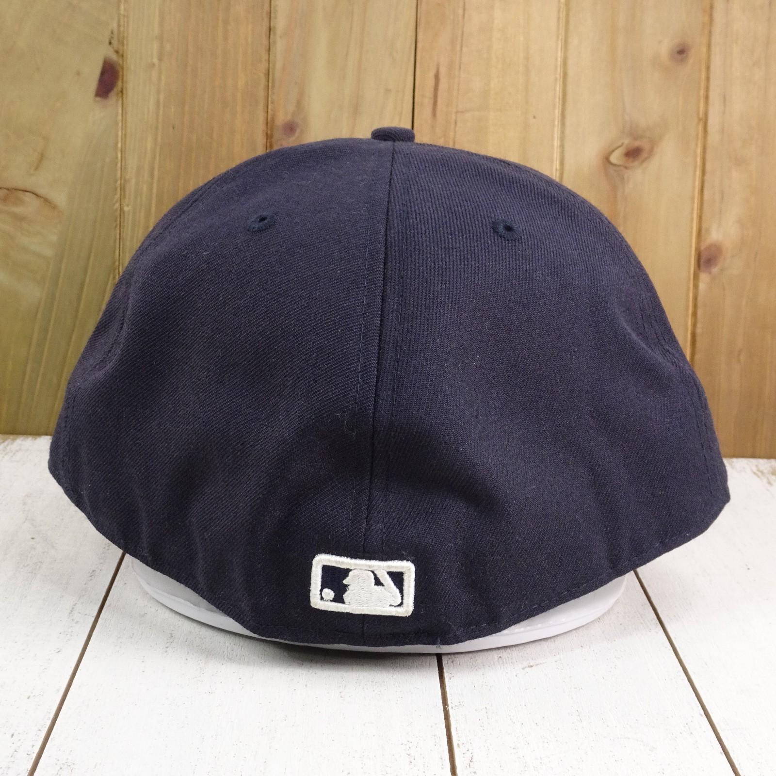 New Era 100% Wool New York NY Yankees Hat 59Fifty Grand Fitted Size 8 Hat Cap view 6