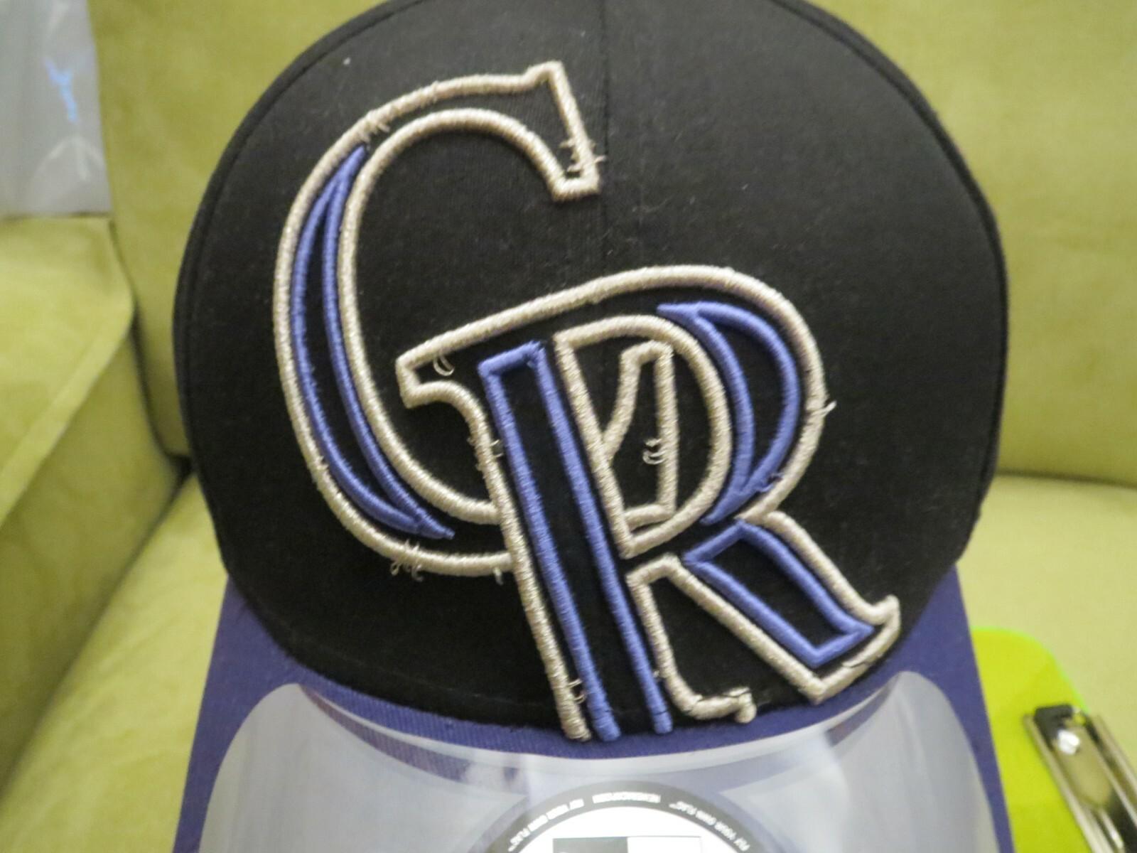 New Era Colo Rockies Official Clubhouse 2014 Flex Fit Hat, Large Logo, Size L/XL