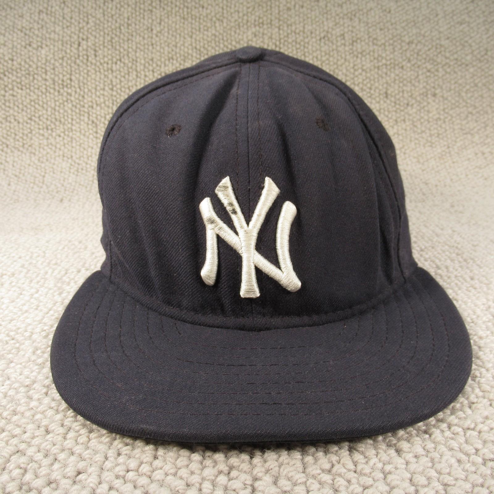 New York Yankees New Era 59FIFTY Fitted Hat Navy Blue Official MLB Size 7 3/8 view 2