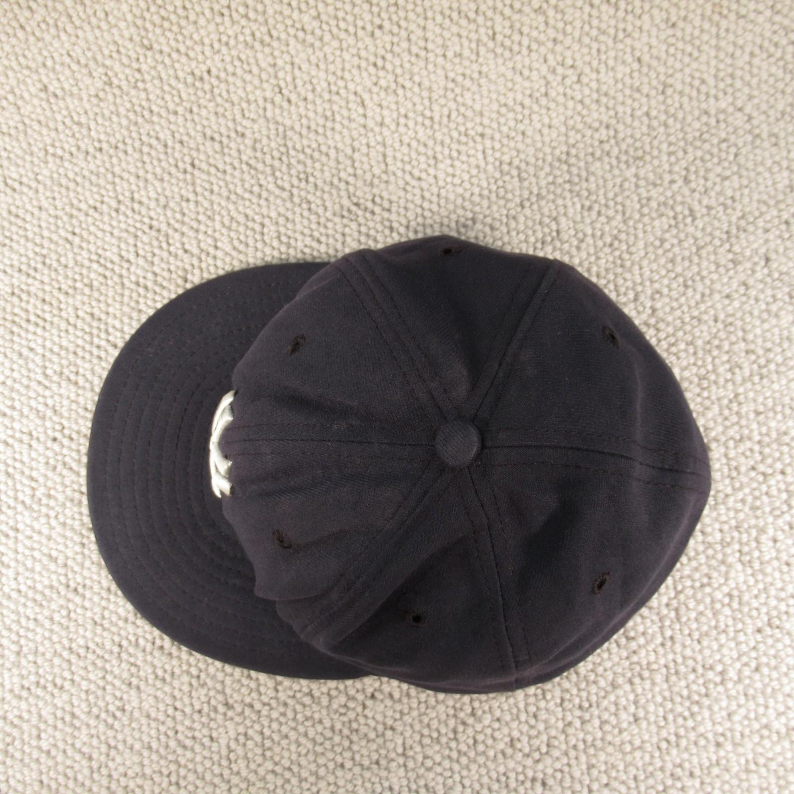 New York Yankees New Era 59FIFTY Fitted Hat Navy Blue Official MLB Size 7 3/8 view 9