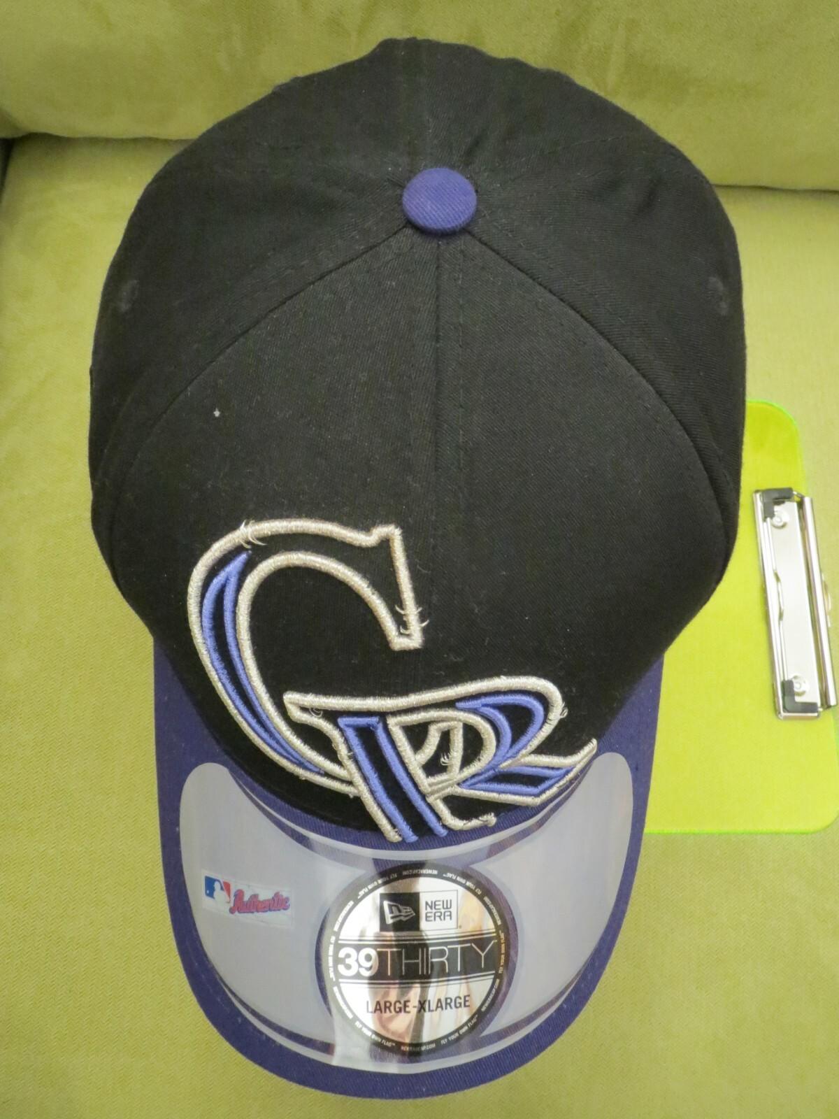 New Era Colo Rockies Official Clubhouse 2014 Flex Fit Hat, Large Logo, Size L/XL