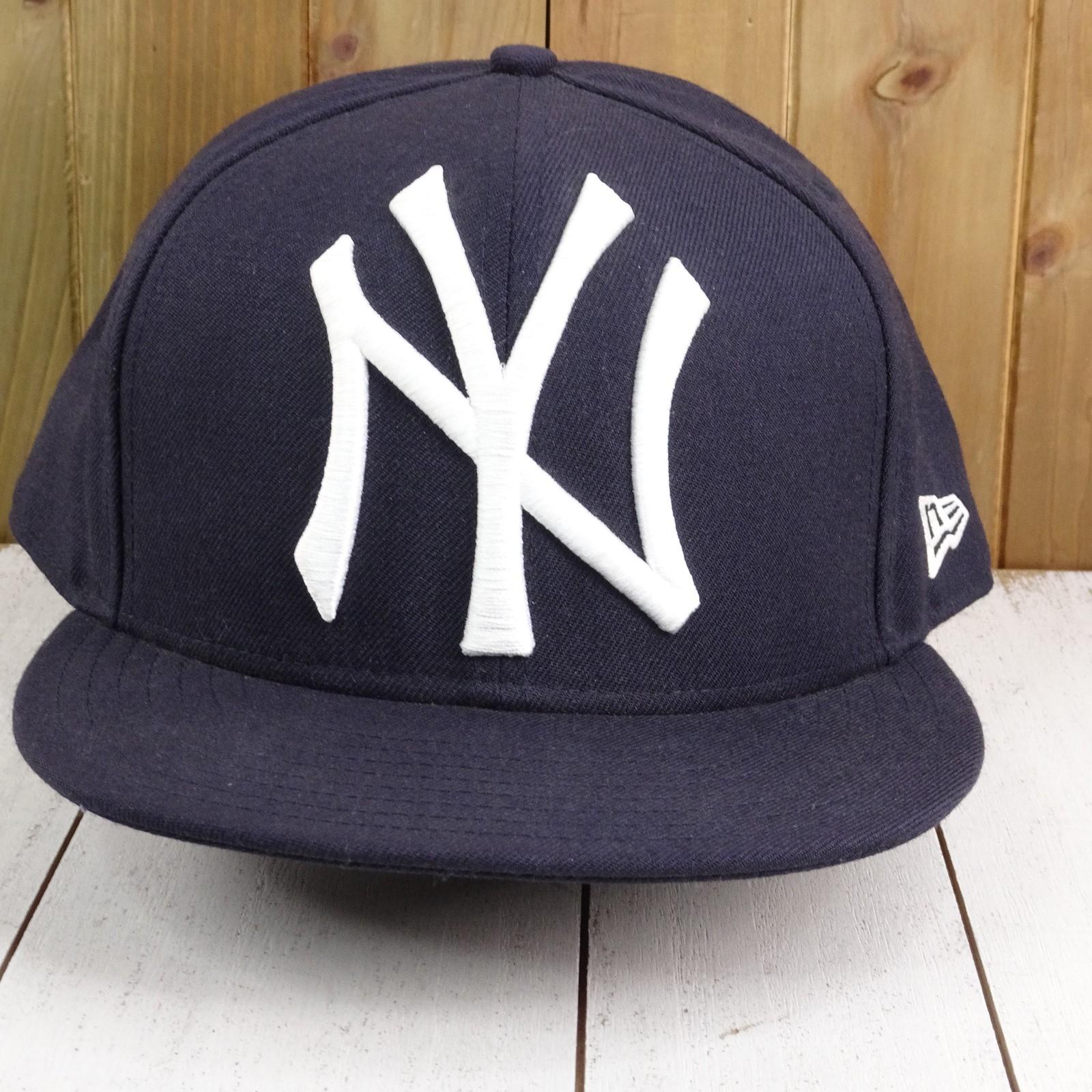 New Era 100% Wool New York NY Yankees Hat 59Fifty Grand Fitted Size 8 Hat Cap view 2