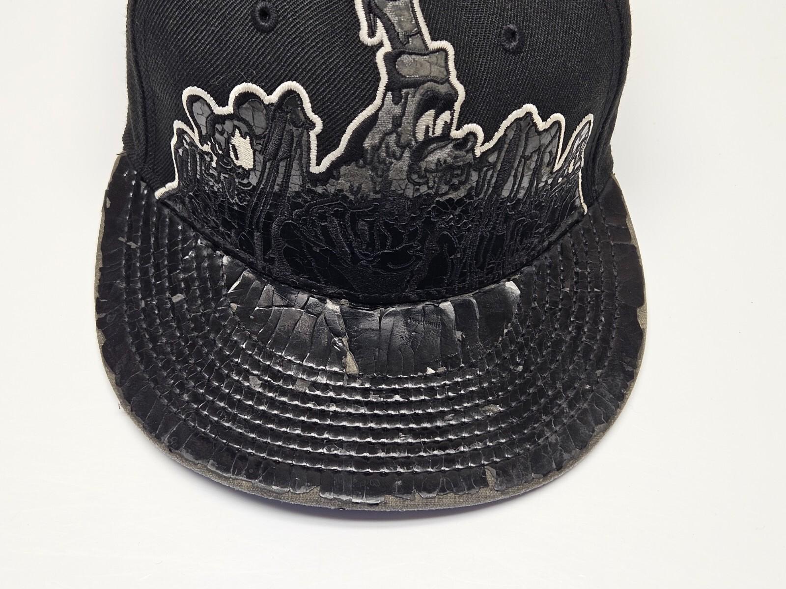 Mickey Mouse "LONESOME GHOSTS" RARE Black New Era 59Fifty Fitted Hat Size 7 5/8 view 6