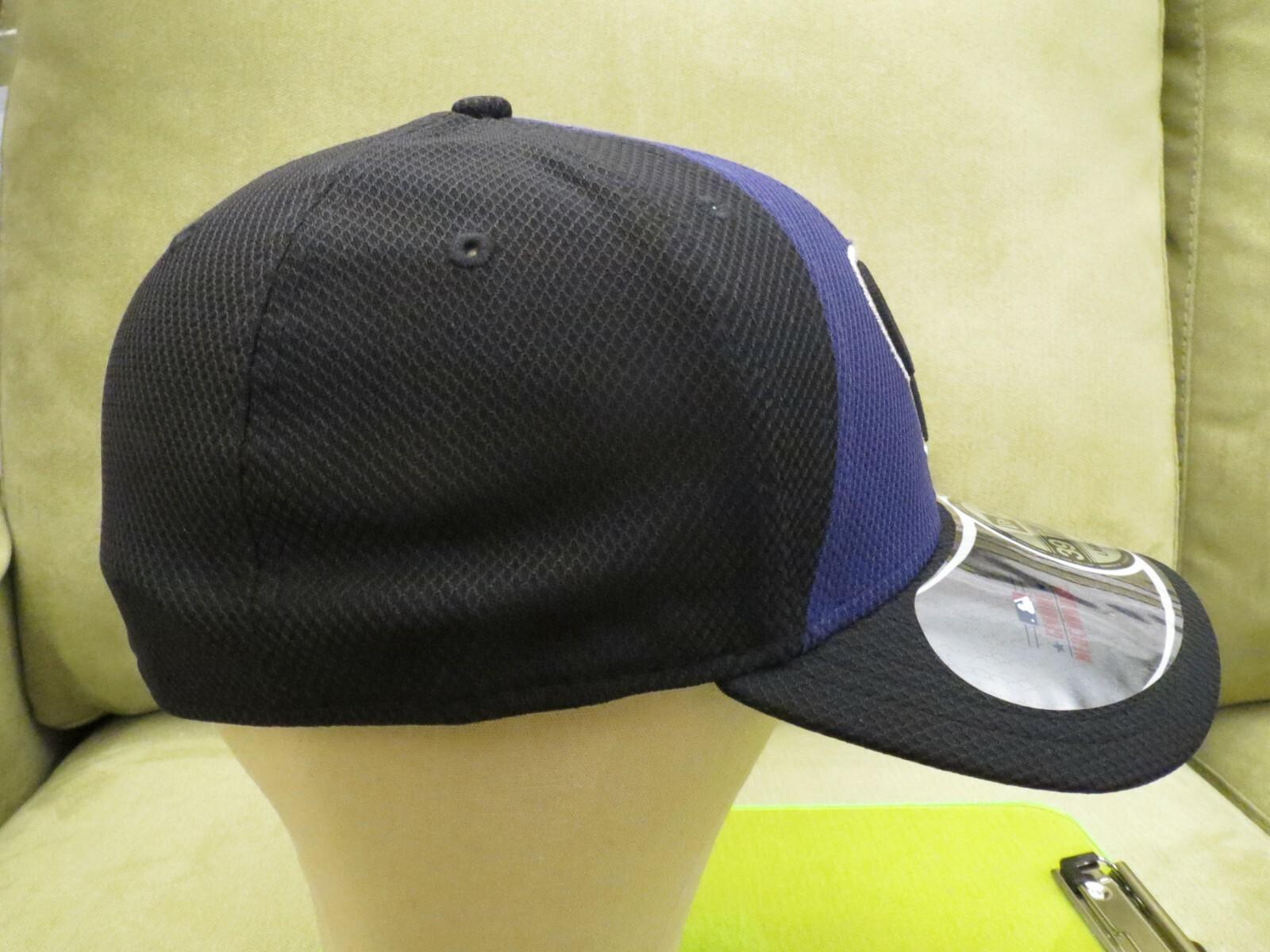 New Era Colo Rockies Black Purple Split ASG 2014 Flex Fit Hat, Size L/XL