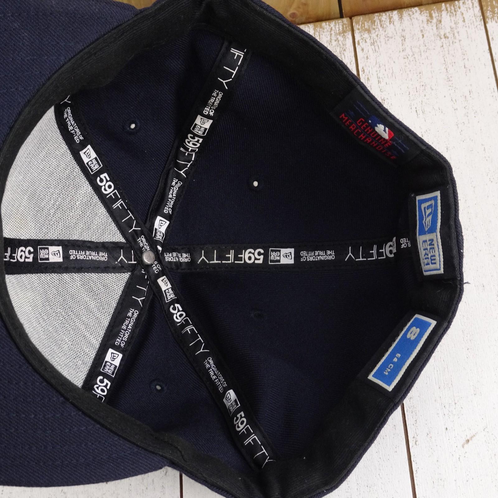 New Era 100% Wool New York NY Yankees Hat 59Fifty Grand Fitted Size 8 Hat Cap view 10