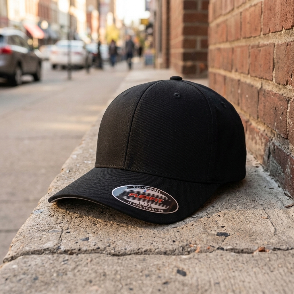 Flexfit XL-4XL Oversize Curved Bill Structured Stretch Fit Baseball Cap-FREESHIP
