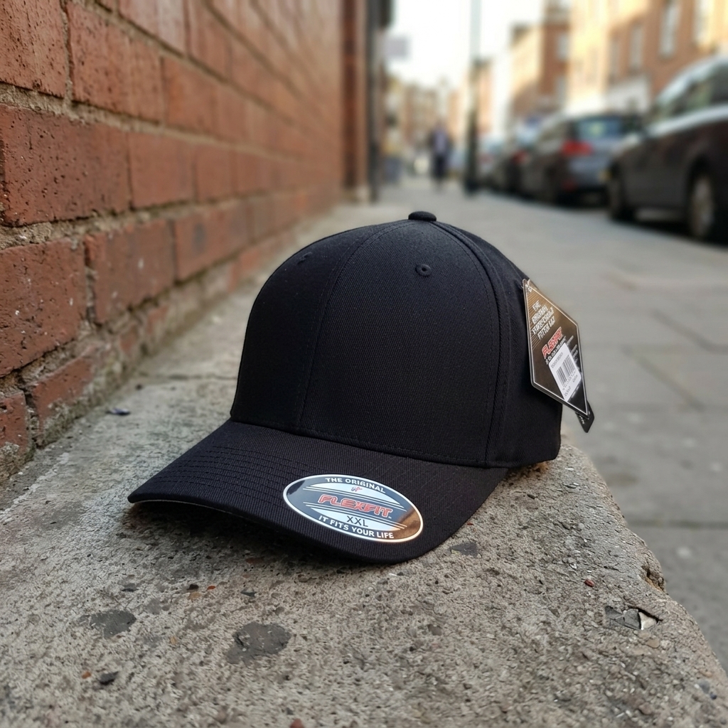 NEW FLEXFIT YUPOONG CAP FITTED CLASSIC BASEBALL CAP FLEXIFIT PEAK HAT XL-XXL