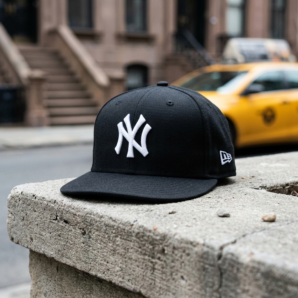 New York Yankees New Era Authentic MLB 59FIFTY Fitted Cap Black Size 56.8cm